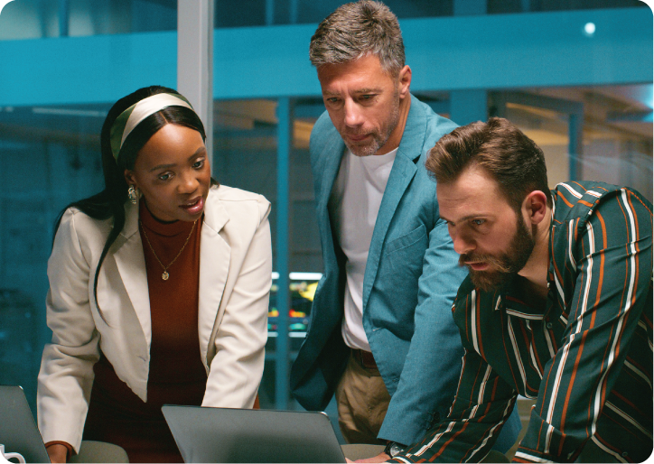 Smiling professional